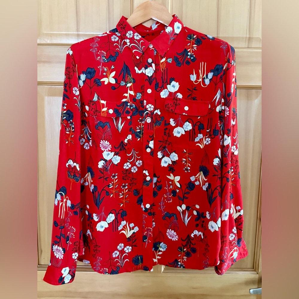 Ann Taylor LOFT Vintage Camp Shirt